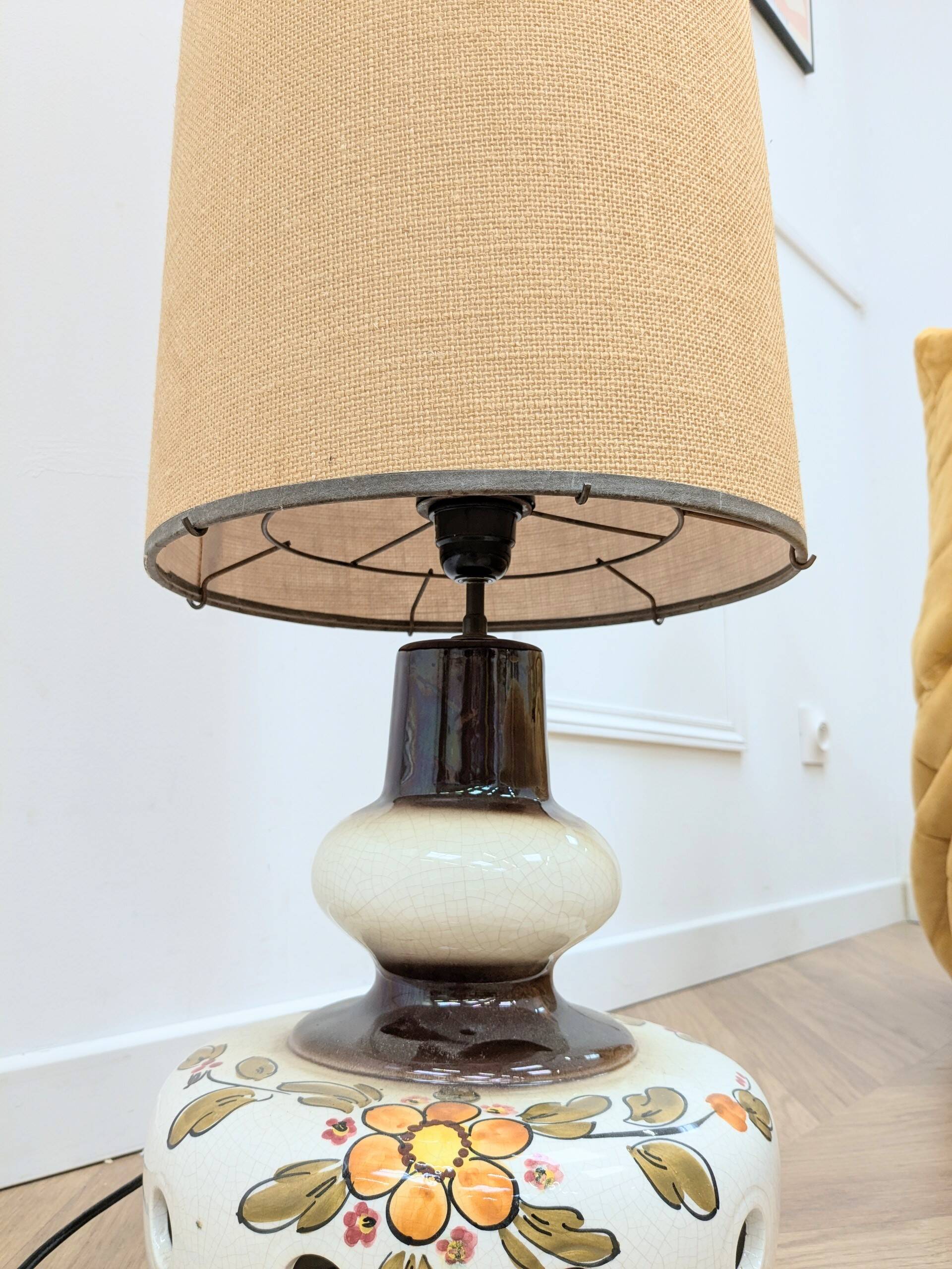 vintage ceramic lamp
