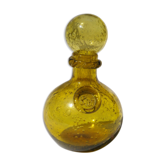 Flacon en verre bullé de biot