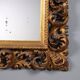 Ancient baroque frame in carved wood, Italy, 20th century