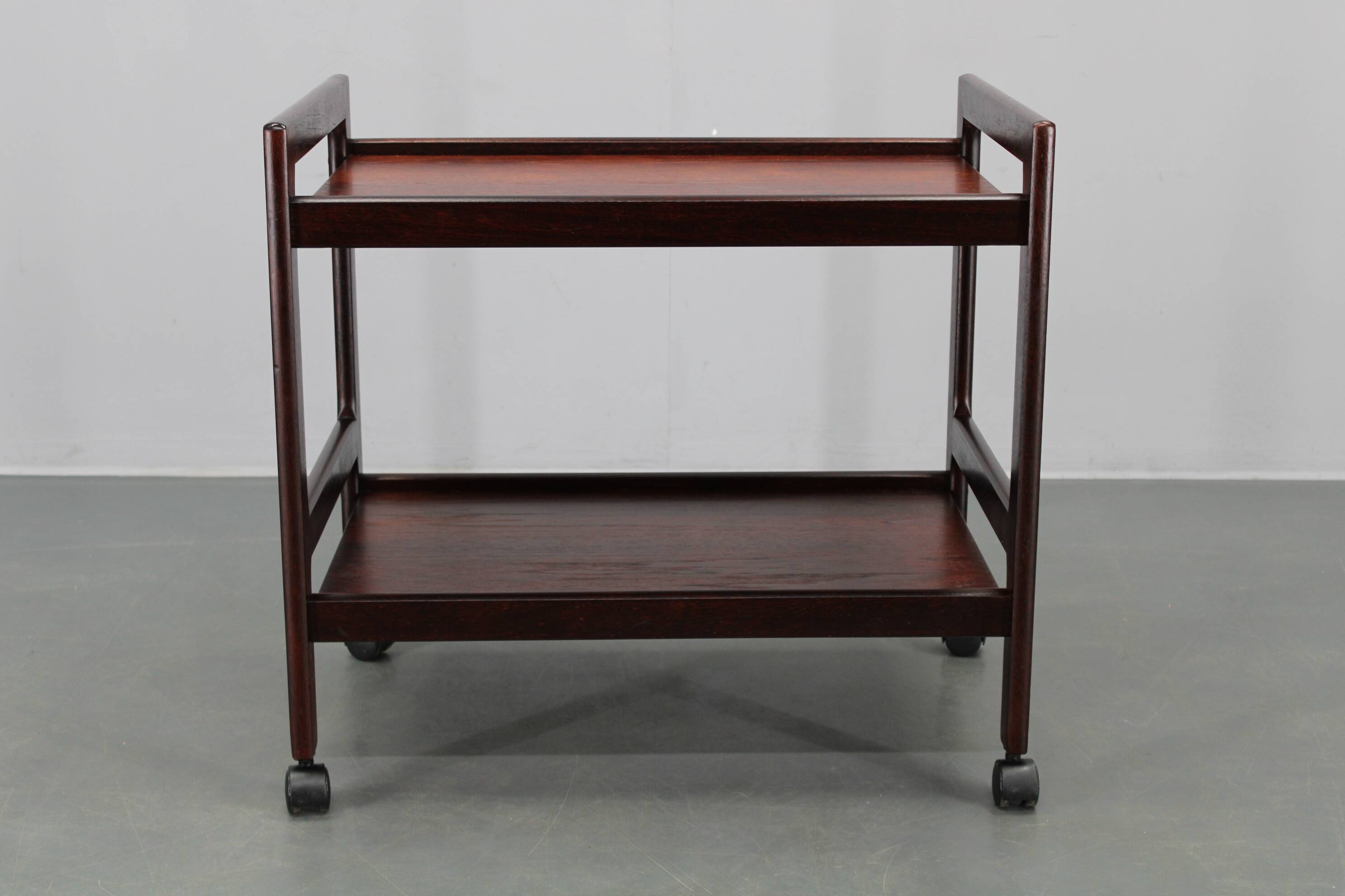 1970s Scandinavian teak serving cart by Brdr Furbo Spøttrup
