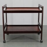 1970s Scandinavian teak serving cart by Brdr Furbo Spøttrup