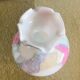 Vase arlequin couleurs pastels murano