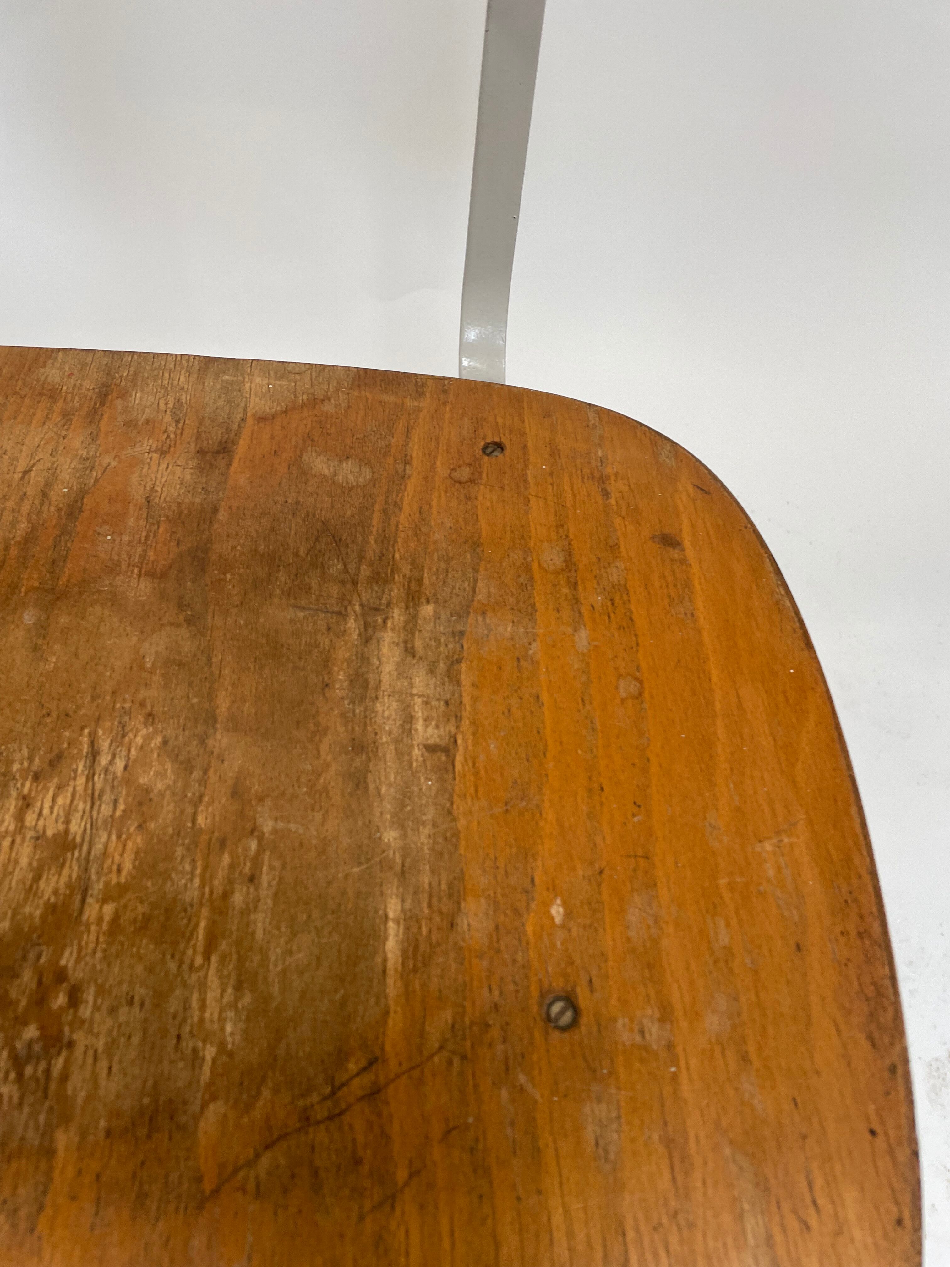 Vintage marko holland school chair 1960s design