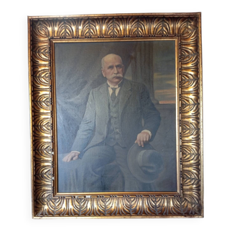 Portrait of a bourgeois, dated and signed.