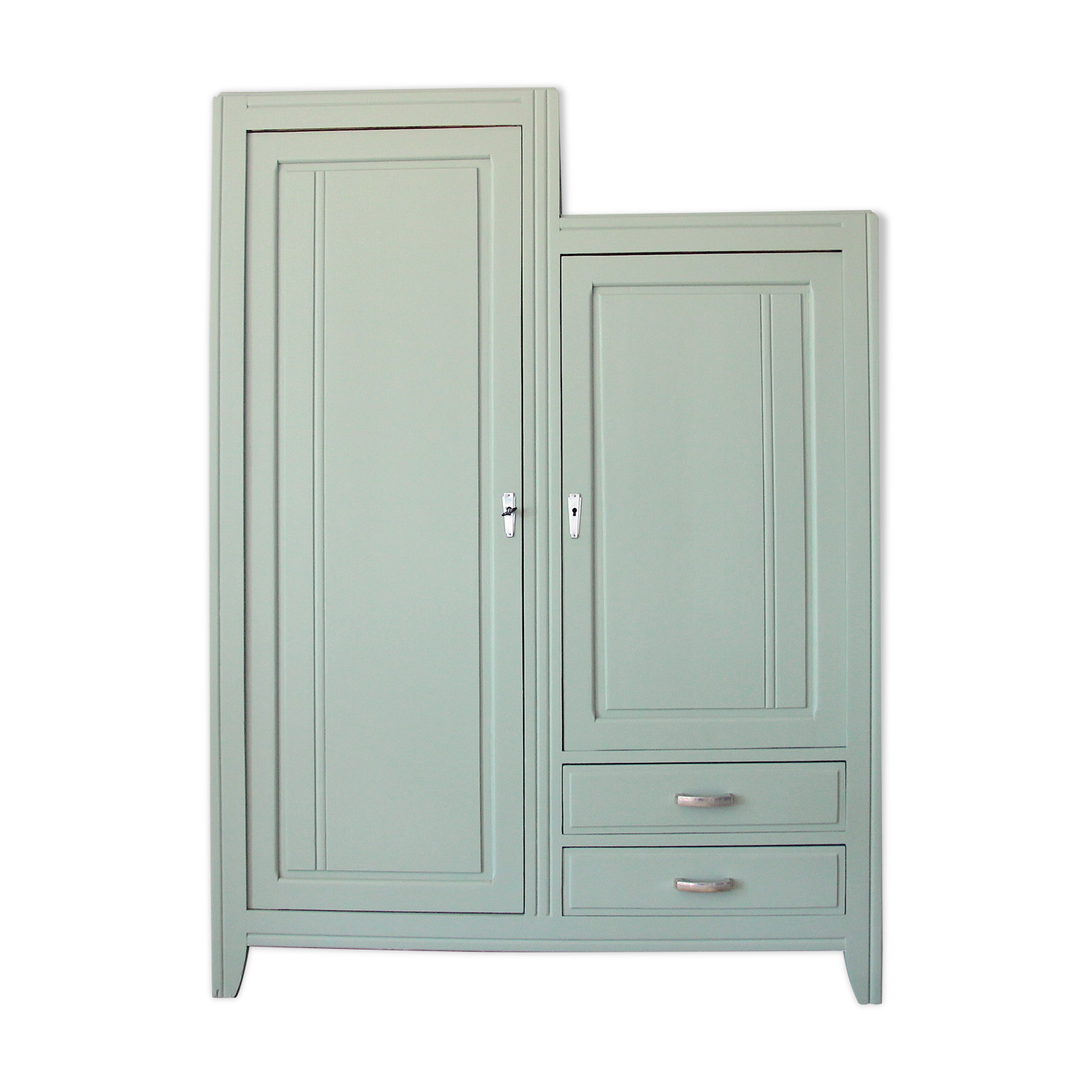Asymmetrical art deco cabinet