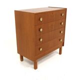 Commode scandinave en teck, Suède 1960