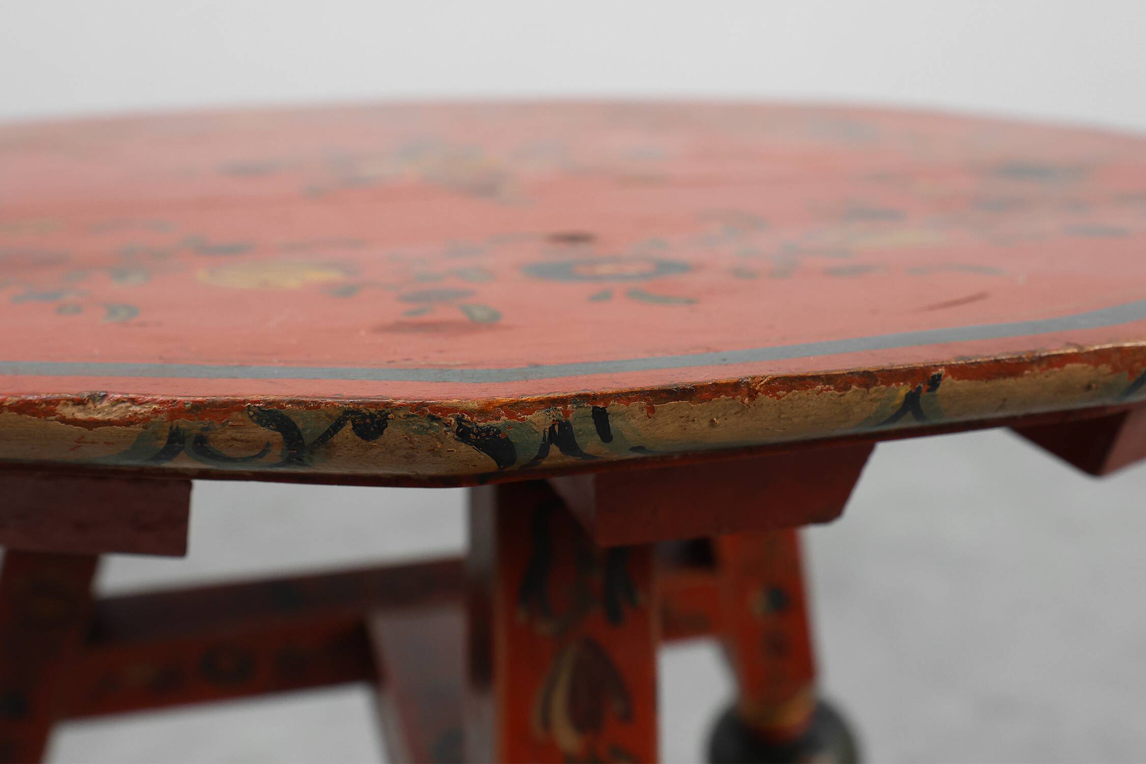 Early 19th century Hindeloopen side table, The Netherlands