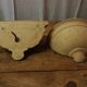 Pair wall lamps in reconstituted stone
