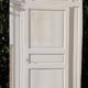 Cupboard door h201.5xl91.5cm with its 19th century molded frame