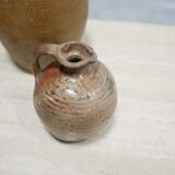 Old glazed terracotta jar