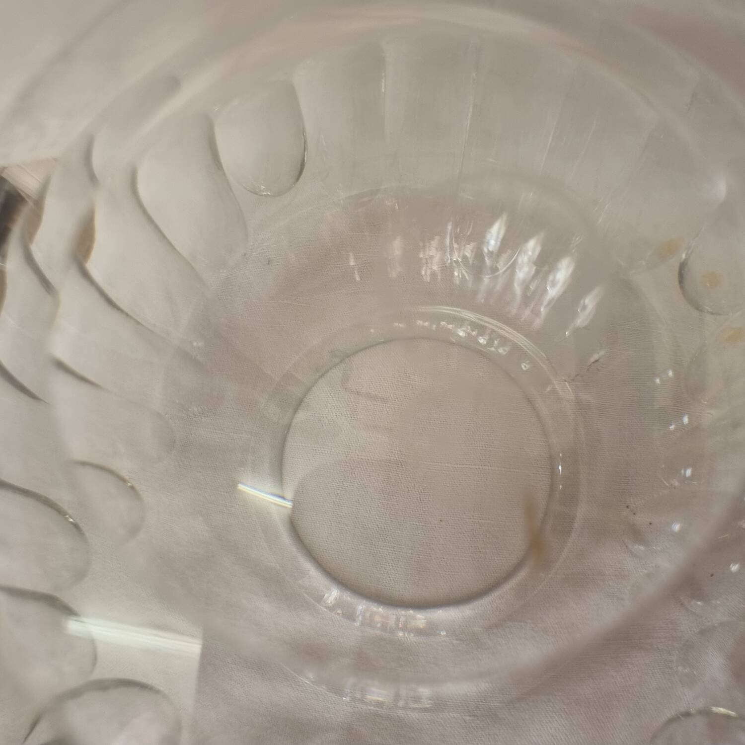 Vase boule cristal St Louis