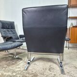 Set price! De Sede DS-2030 2x lounge chair + ottoman, vintage