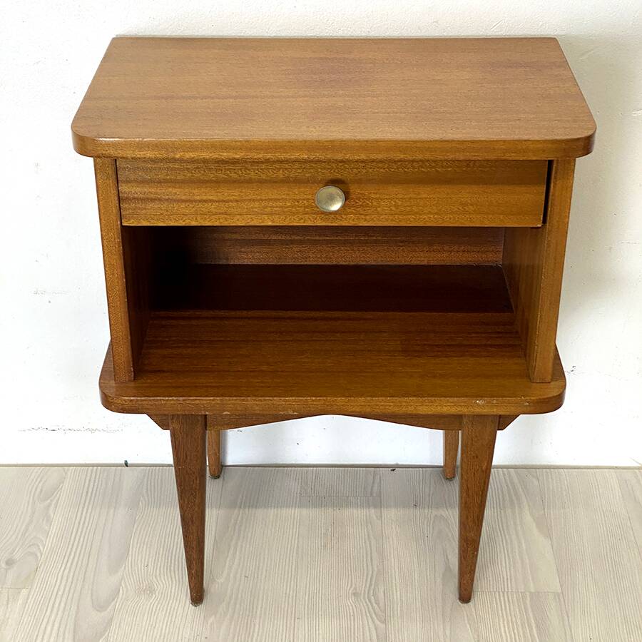 Vintage 60's bedside table