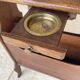 Vintage side table with magazine rack, 1960s