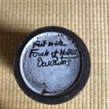 Sunflower vase signed Fonck and Matéo, Vallauris 60s