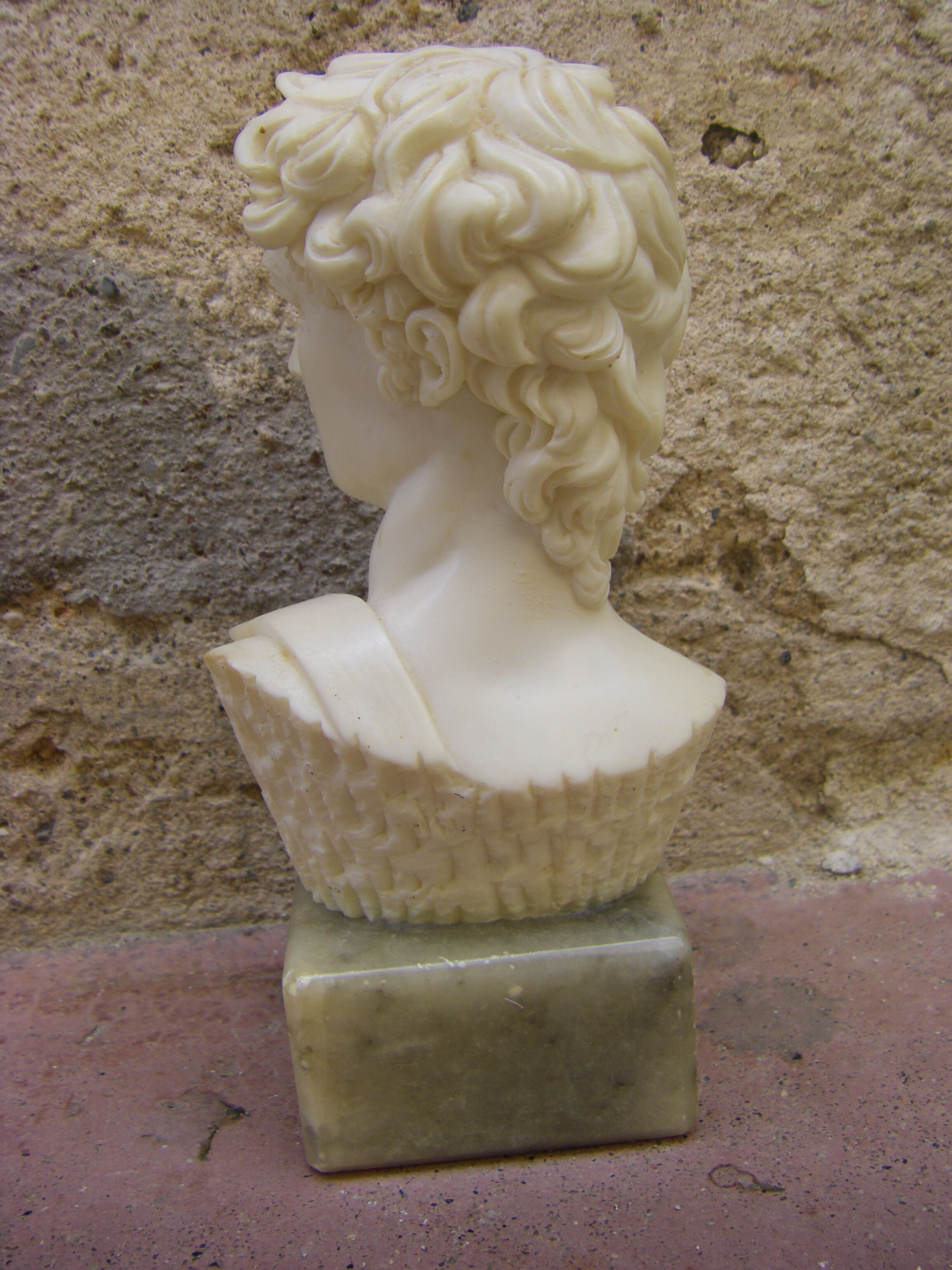Vintage stone bust