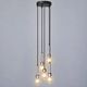 Abo Randers cascade 5 drop lamp for A/S Denmark 1970s