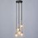 Abo Randers cascade 5 drop lamp for A/S Denmark 1970s