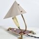 Pair of vintage brass wall or table lamps from the 1950s.