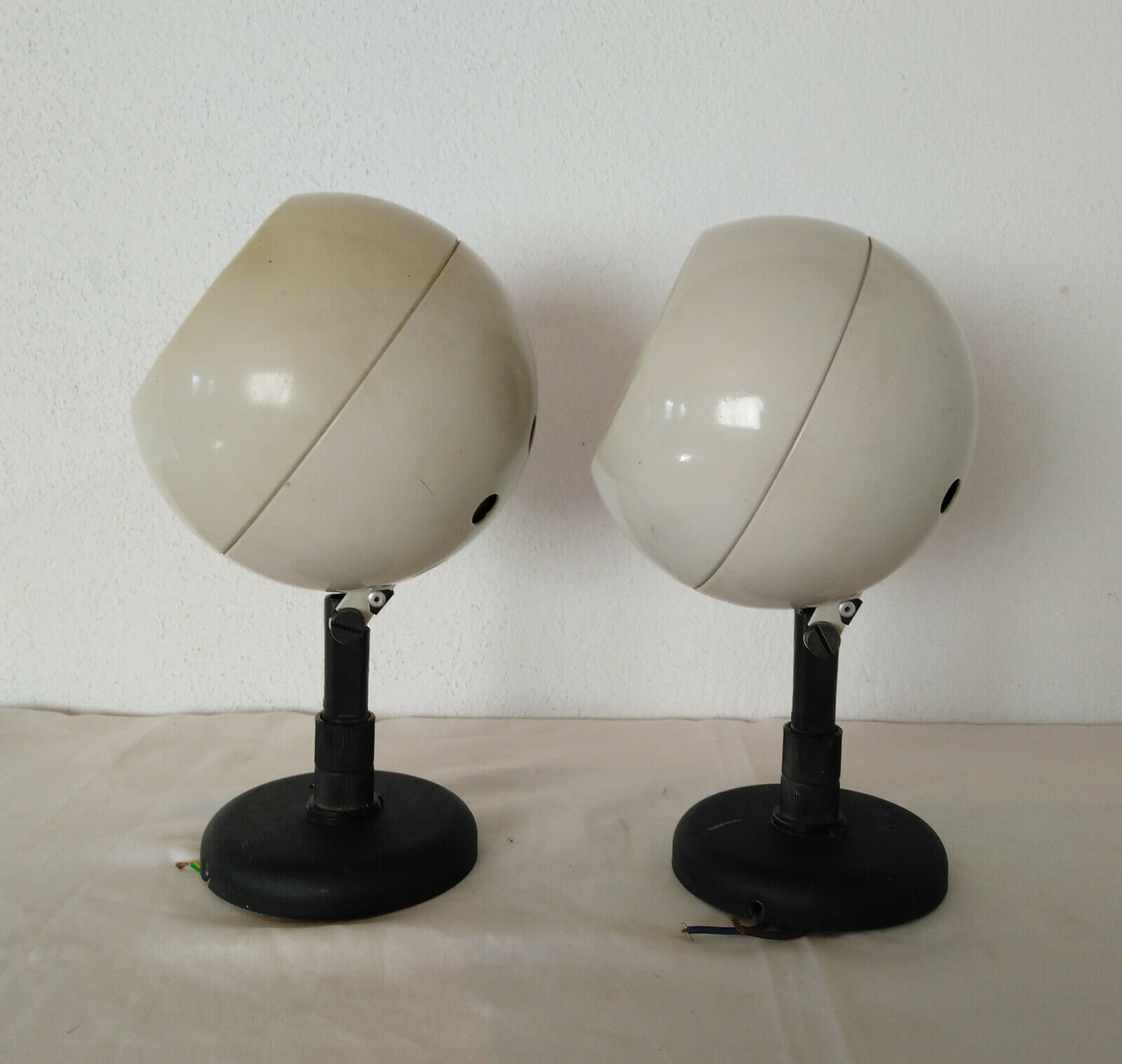 Pair of design wall lights 1970