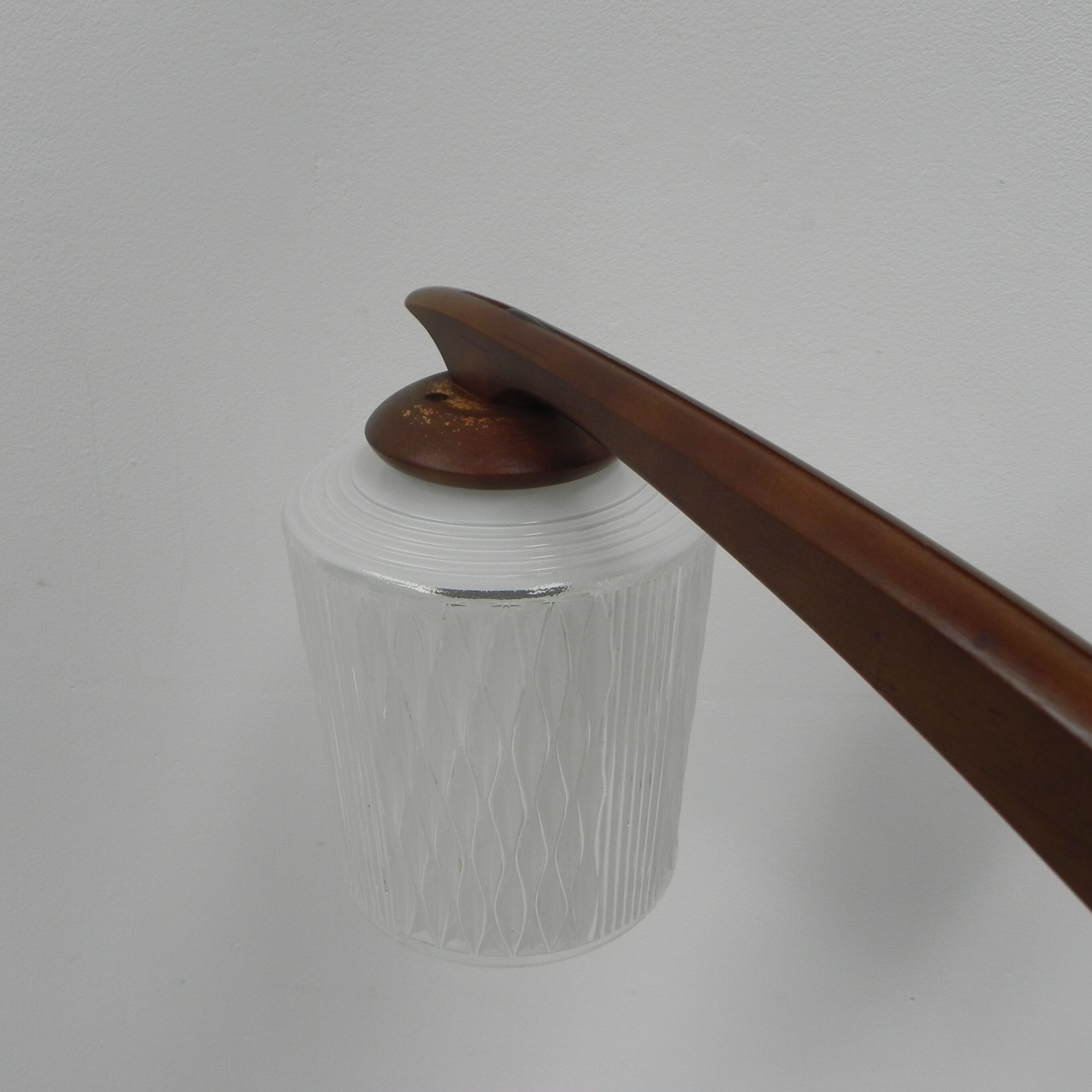 Vintage hanging lamp with 5 glass shades