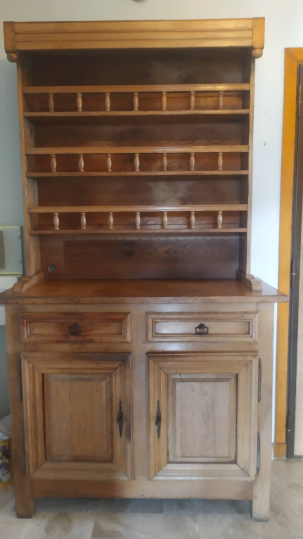 solid oak dresser in chic country style