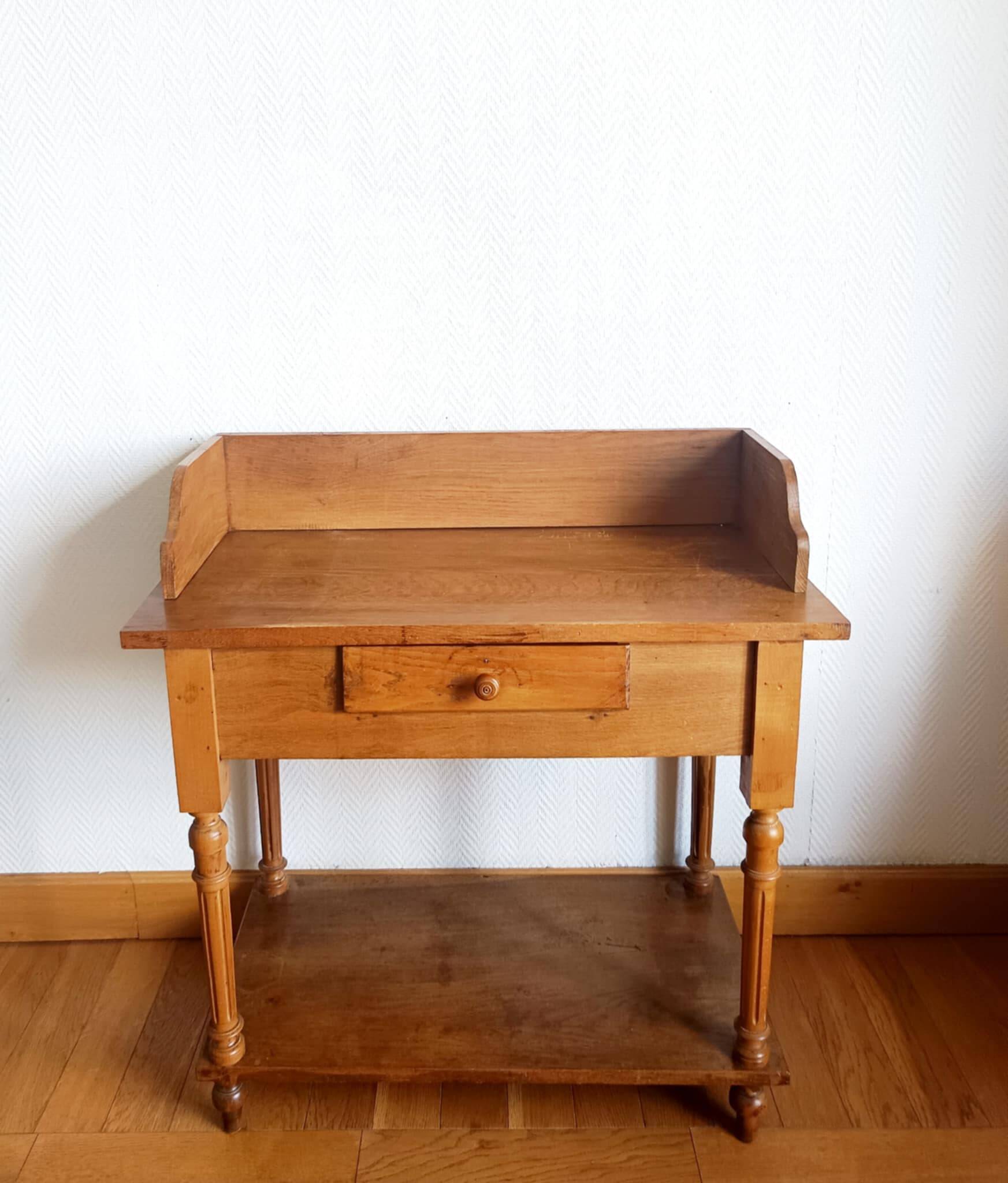 1940s wooden dressing table