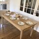 Table de ferme en chêne 1m80
