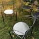 Suite de 4 fauteuils "Lune d'Argent" – Pascal Mourgue – Fermob