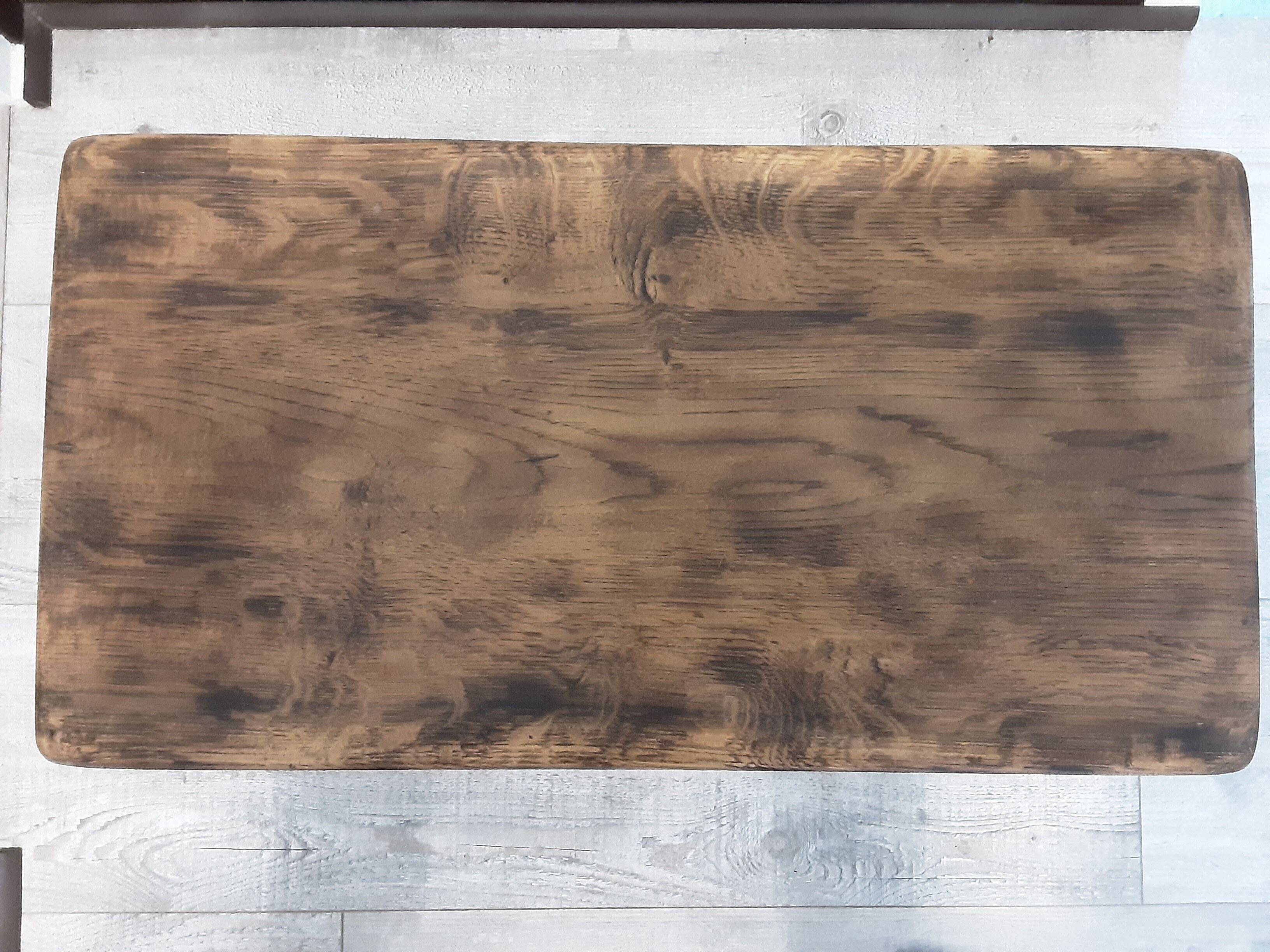 Coffee table restyled industrial style