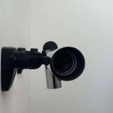 Pair of vintage adjustable wall lights, chrome metal, Italy 1970