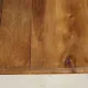 Square table in solid walnut