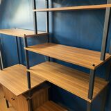 Modular vintage Scandinavian shelf, 1960s.