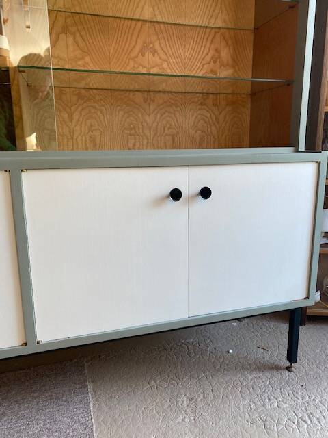 Vintage display cabinet bookcase