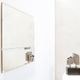Michel Martens, Minimalist Glass Art Mirror 'Line'