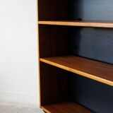 Bibliothèque en teck suédois vintage par Hugo Troeds