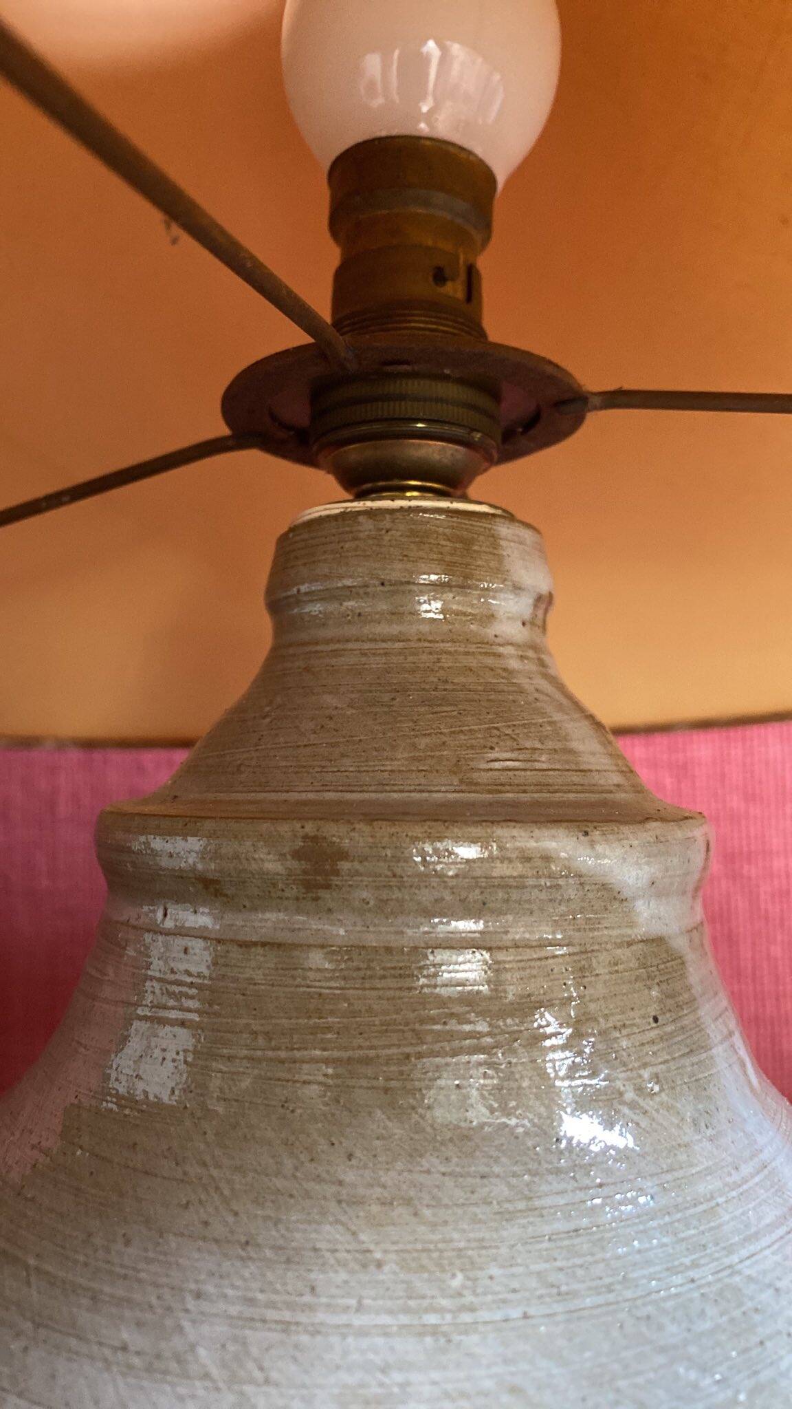 Ceramic lamp from the 70s