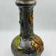 Large vintage floral relief vase