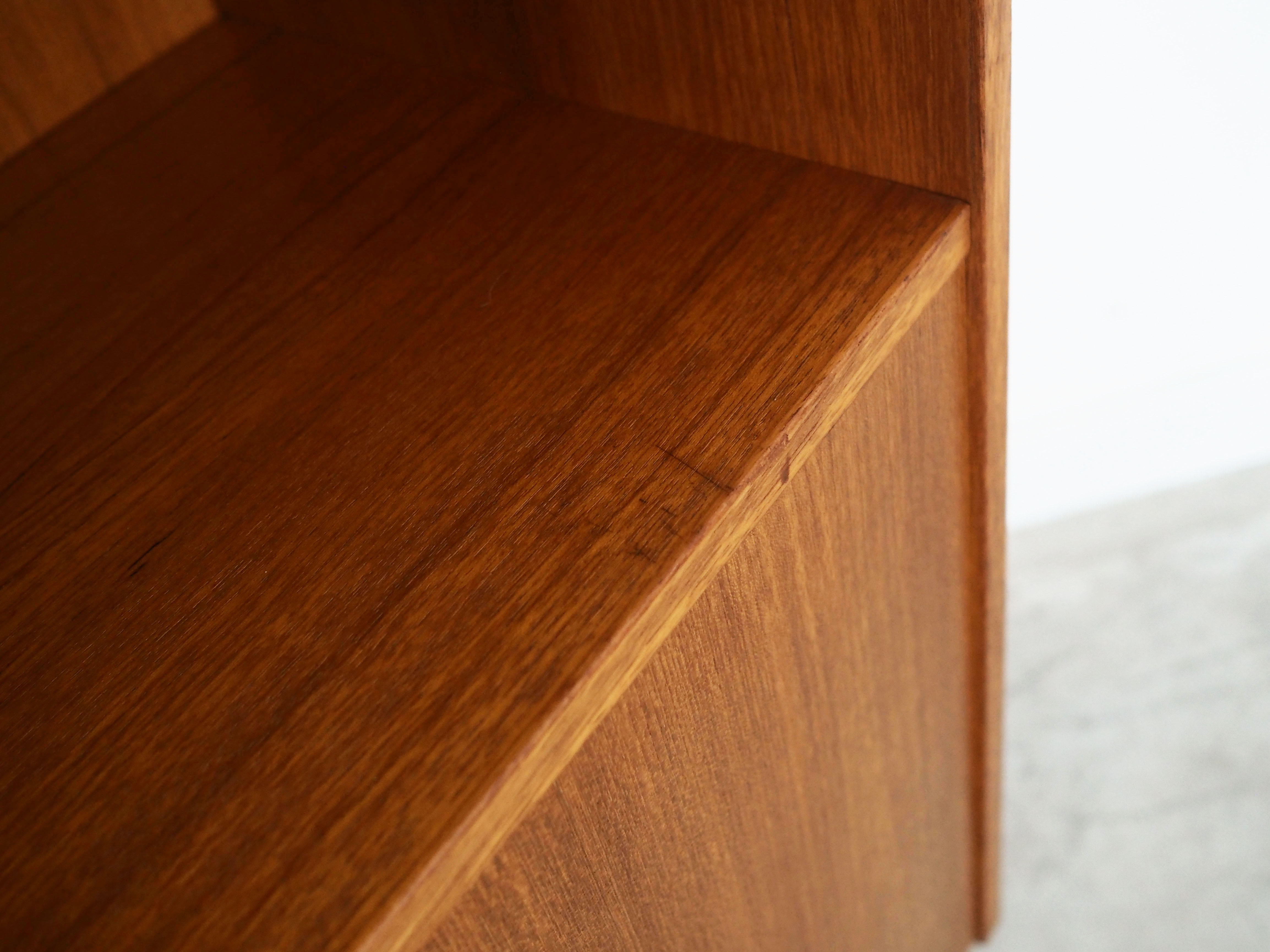 Teak bookcase, Danish design, 1970s, production: Denmark