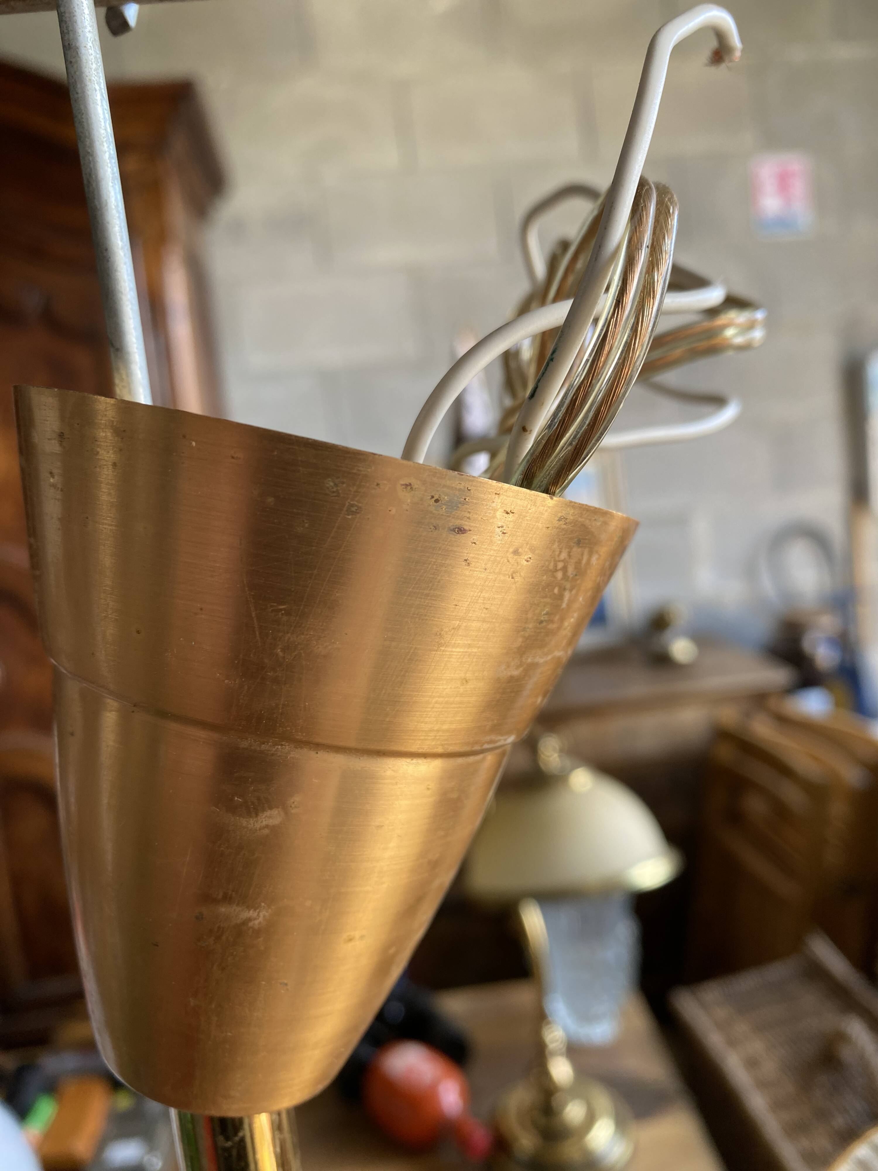 Lustre Sputnik xxl Vintage 1970