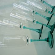 6 glasses champagne flutes