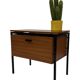 Meuble TV vintage petit format, placage teck, années 1960