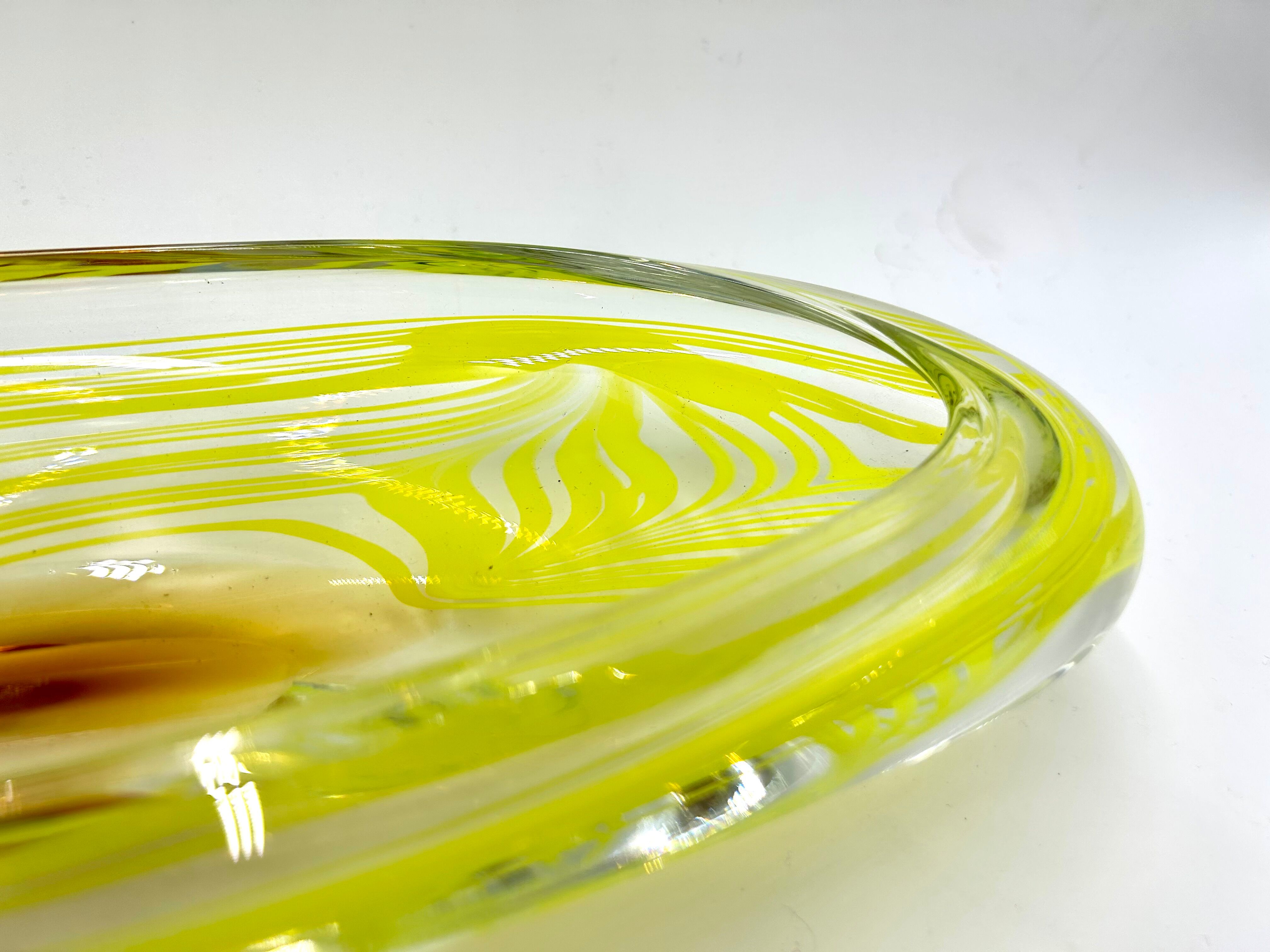 Art glass set, designed by Ivo Rozsypal, Crystalex, Czechoslovakia, 1960s