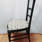Chaise basse style napoleon iii
