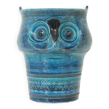 Ceramic owl by Aldo Londi for Bitossi, Italy, 1960s