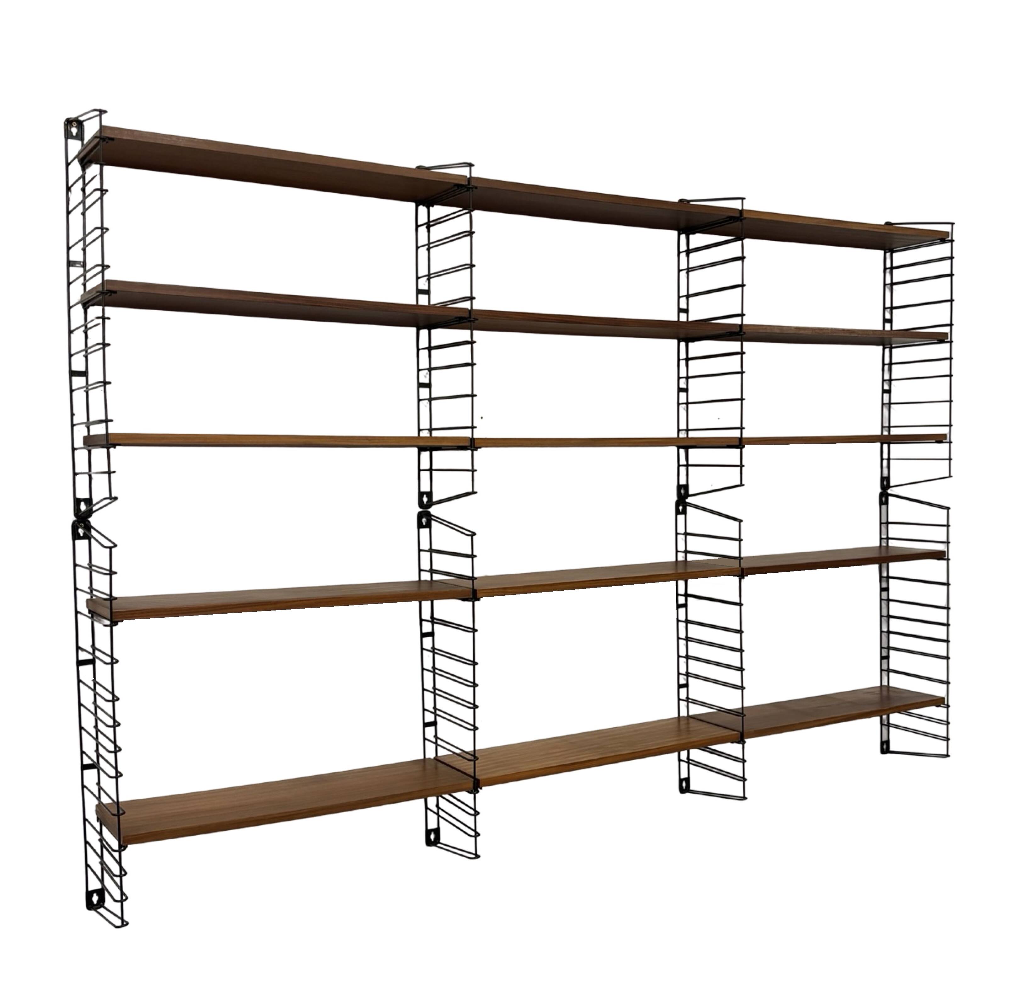 Vintage XXL Tomado Holland Teak Wall Unit Shelving unit Modular 1960 Design