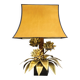 Maison Jansen floral table lamp, 1970s