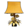 Maison Jansen floral table lamp, 1970s