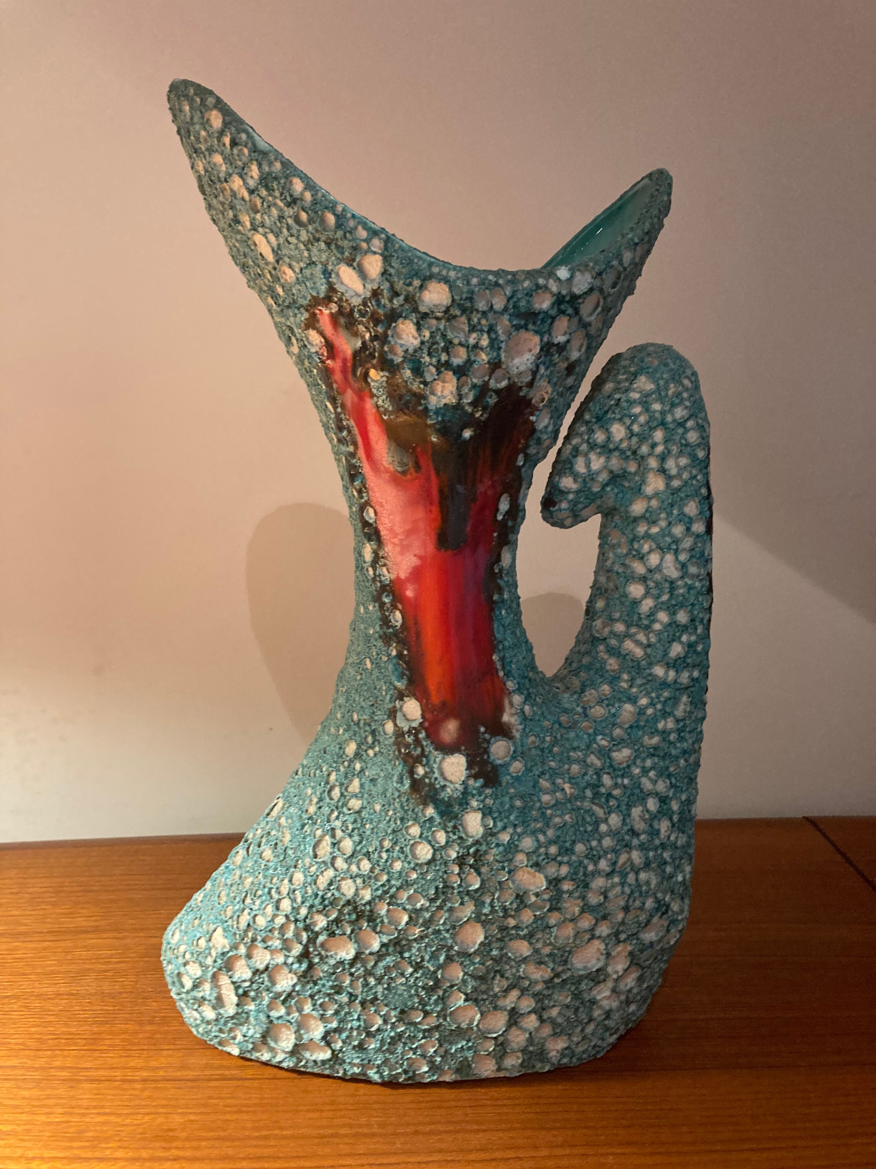 Vase ceramic vase Vallauris