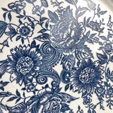 Set of 5 art deco plates 1960 old earthenware